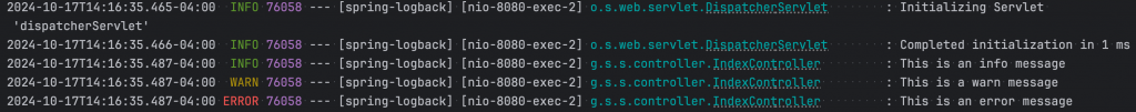 Logback with Spring Boot ANSI Color Console output